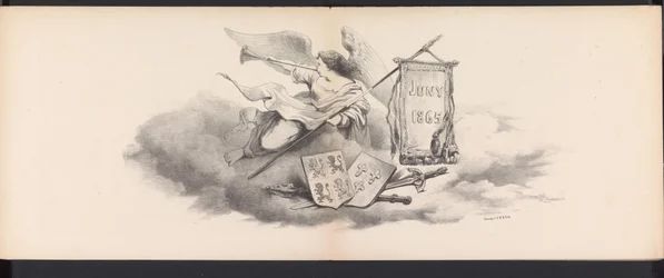 Maskerade van de Leidse studenten, 1865