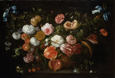 Ein Blumenkranz