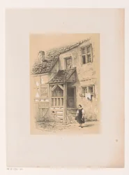 Fassade eines Wohnhauses