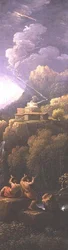 Sturm in einer klassischen Landschaft