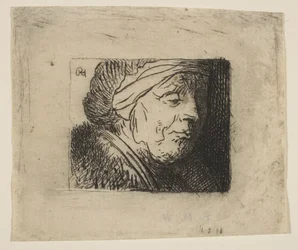 Kopf einer alten Frau, 1620-40