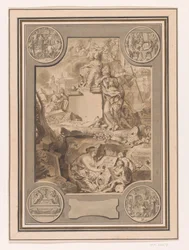 Frontispiz-Design aus Corpus Inscriptionum
