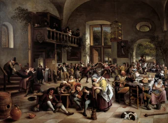 Party in einem Gasthaus