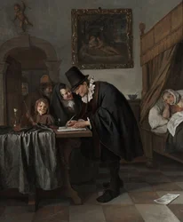 Der Arztbesuch, um 1665