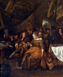 Fröhliche Gesellschaft, ca. 1667-69