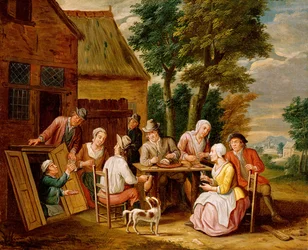 Vor dem Gasthaus