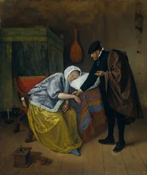 Kranke Frau