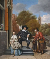 Der Bürger von Delft und seine Tochter, 1655