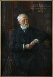Porträt von Max Rooses 1839-1914, 1914
