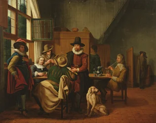 Innenraum einer Taverne