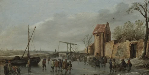 Eine Szene auf dem Eis, 1627