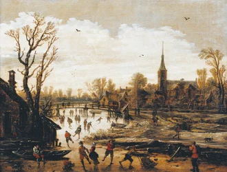 Die Schlittschuhläufer