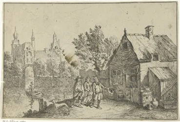 Bauernhaus am Wasser