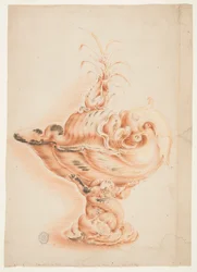 Entwurf für einen fantastischen Kelch