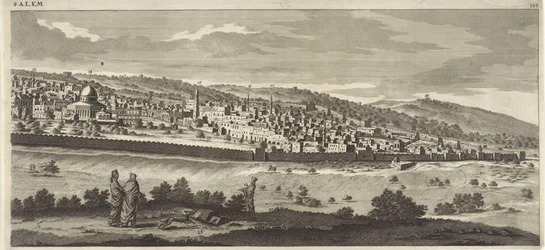 Ansicht von Jerusalem (rechte Platte)