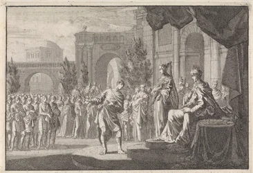 Hyrkanus vor dem Thron von Ptolemäus Philadelphus