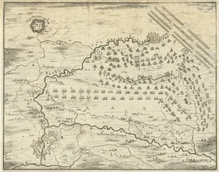 Grundriss der Schlacht bei Landen