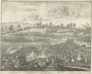 Schlacht bei Turnhout, 1597 De Slagh by Turnhout in den Jaere MDXCVII (Titel auf Objekt)