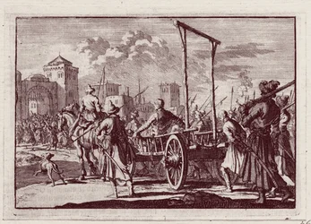 Stenka Razin vor der Hinrichtung in Moskau, 1698