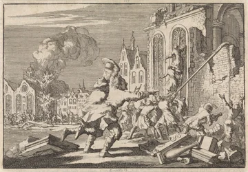 Zerstörung katholischer Kapellen in London, 1688