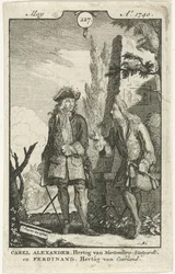 Gespräch zwischen Ferdinand Kettler und Karl Alexander