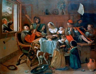 Die fröhliche Familie, 1668