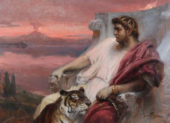 Nero in Baiae, von Styka, Jan