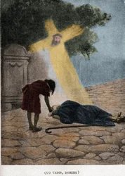 Quo vadis domine? (Kapitel XXIII) Illustration von Jan Styka für den Roman „Quo Vadis“ von Henryk Sienkiewicz