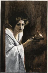 Illustration von Jan Styka (1858-1925) für den Roman „Quo Vadis“ von Henryk Sienkiewicz.