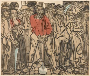 Eine Gruppe von Arbeitern
