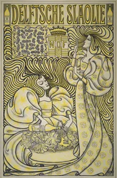 Plakat für Delfter Salatöl, 1894