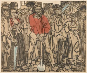 Eine Gruppe von Arbeitern
