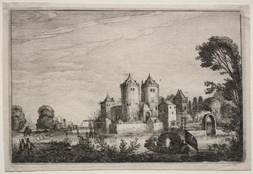 Das Schloss mit zwei Türmen