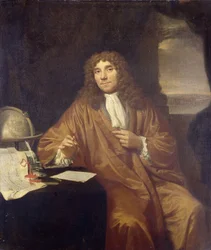 Porträt von Anthonie van Leeuwenhoek, Naturphilosoph und Zoologe in Delft