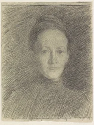 Porträt von Fräulein C.J. Veth