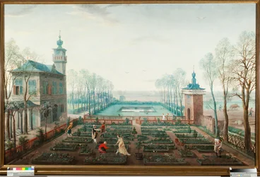 Der Monat April, Arbeiten im Garten (April, Gartenarbeit) (1586-1653)