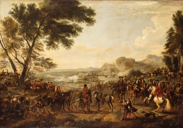 König Wilhelm III. und seine Truppen bereiten sich auf eine Schlacht vor