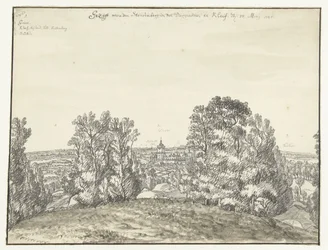 Ansicht von der Sternenburg auf Kleve