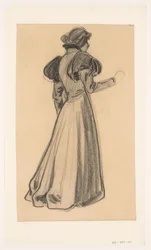 Stehende Frau
