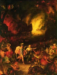 Aeneas im Hades (Detail)