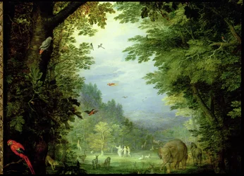 Erde oder das irdische Paradies (Detail)