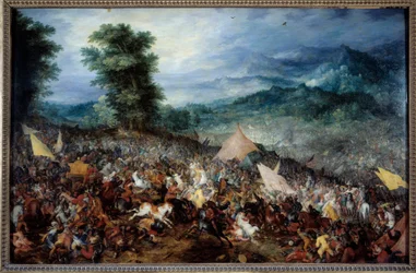 Die Schlacht von Arbela (oder Issos)