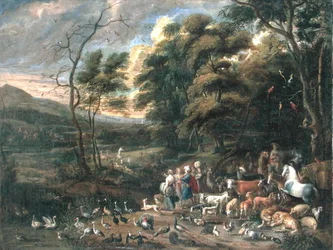 Noah und die Tiere