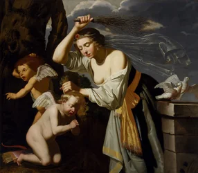 Venus züchtigt Amor, 1628