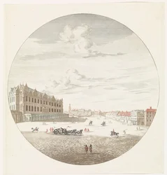 Ansicht des Stadtschlosses von Berlin von der Platzseite