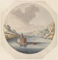 Blick auf die Burg Pfalzgrafenstein bei Kaub