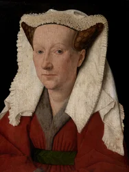 (Detail) Porträt von Margareta van Eyck