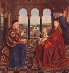 Die Madonna des Kanzlers Rolin, ca. 1435, 1938