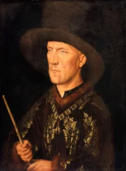 Porträt von Baudouin de Lannoy, Herr von Molembais, genannt der Bärtige