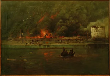 Brand der Öllager